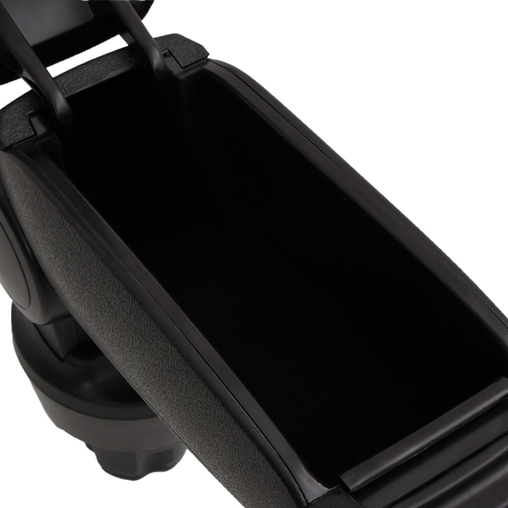 Bracciolo per Auto Nero 13x33x(33-49) cm in ABS - homemem39