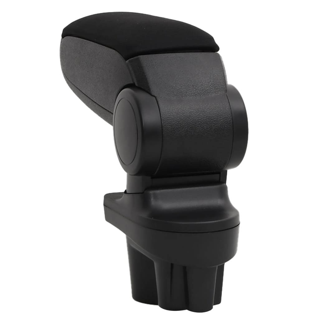 Bracciolo per Auto Nero 13x36x(30-46) cm in ABS - homemem39