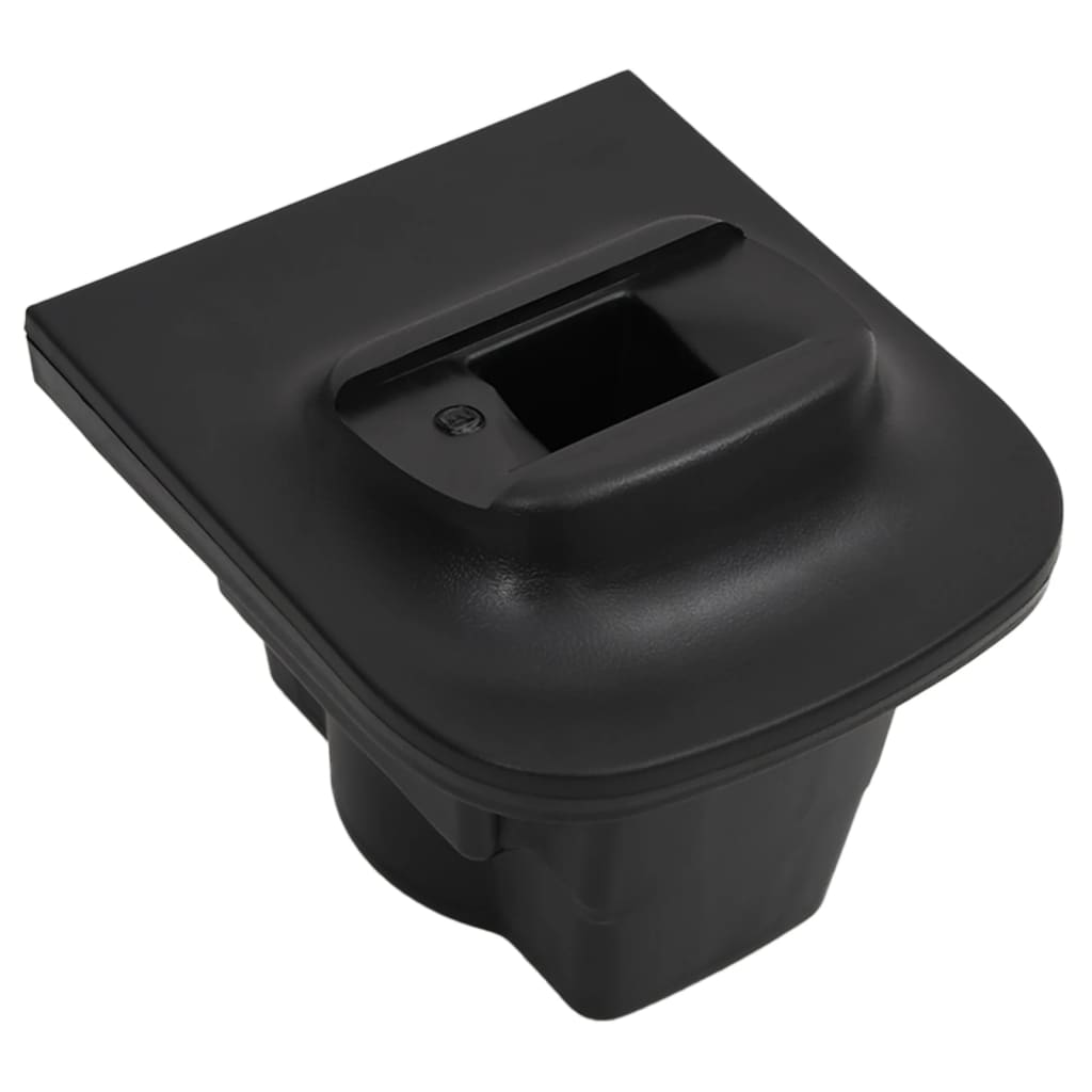 Bracciolo per Auto Nero 16x32x(35-50,5) cm in ABS - homemem39
