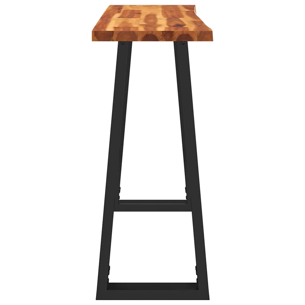 Tavolo Consolle Bordi Vivi 110x35x80 cm Legno Massello Acacia - homemem39
