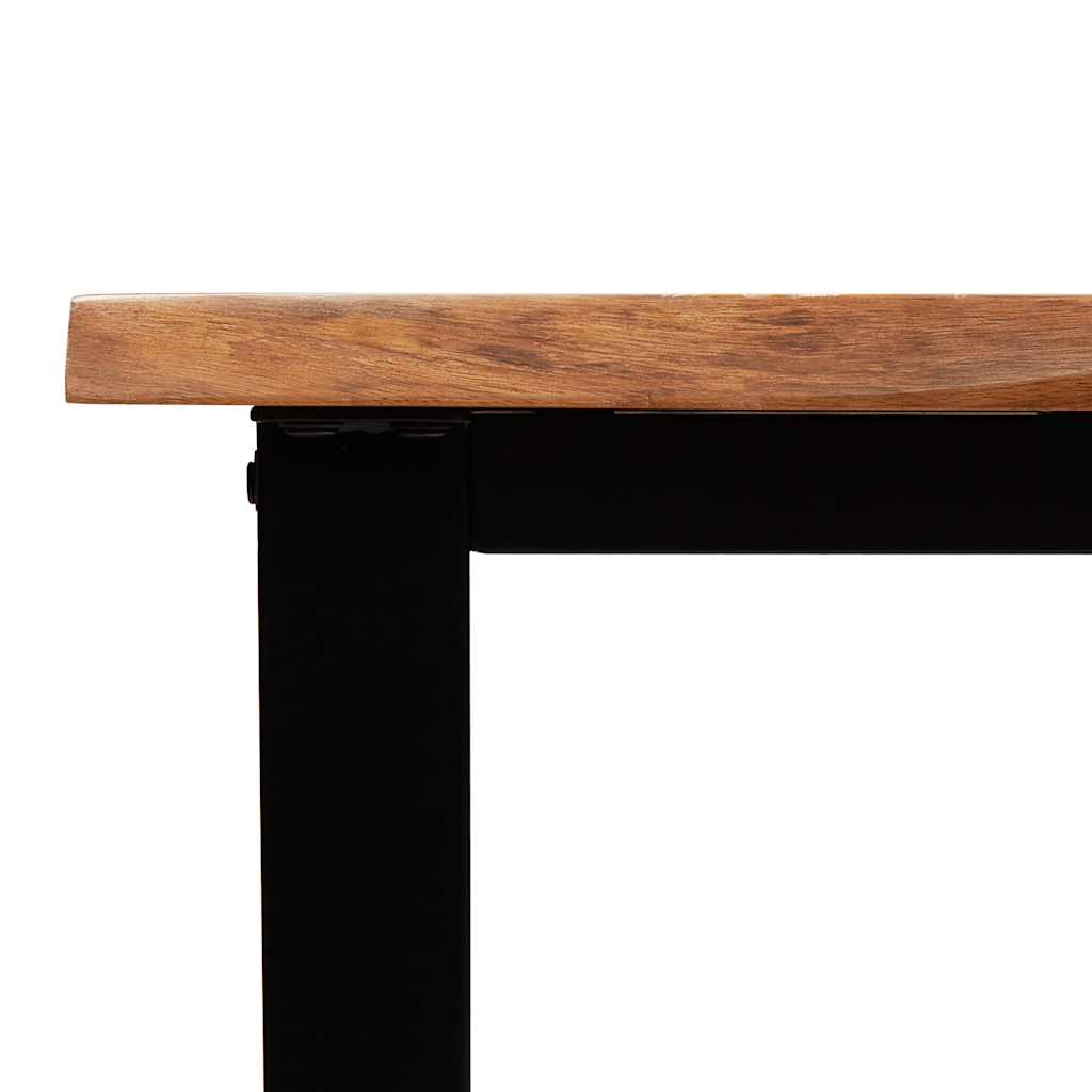 Tavolo Consolle Bordi Vivi 110x35x80 cm Legno Massello Acacia - homemem39