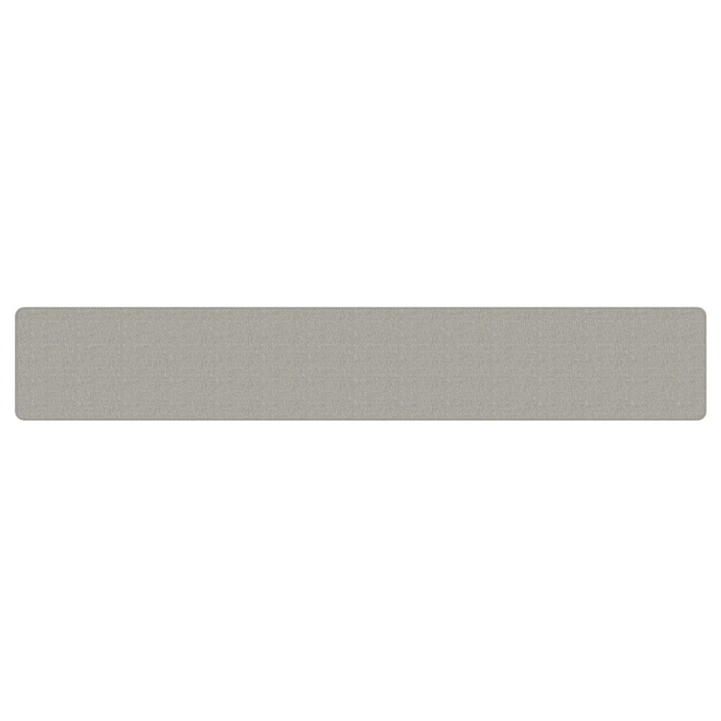 Tappeto Corsia Aspetto Sisal Tortora 50x300 cm