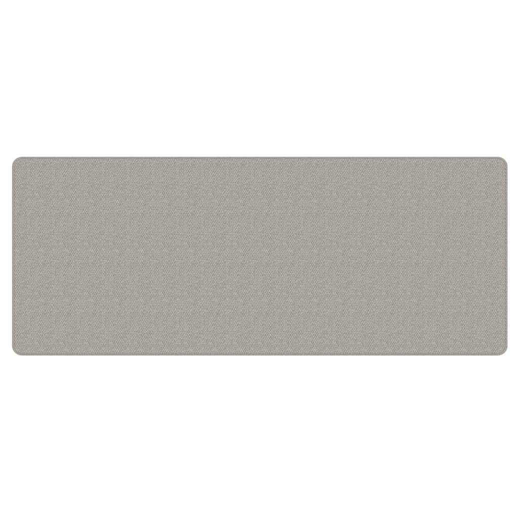 Tappeto Corsia Aspetto Sisal Tortora 80x200 cm