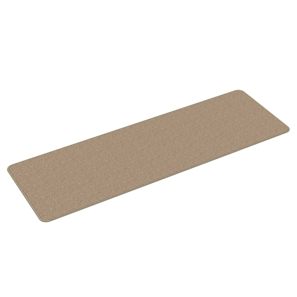 Tappeto Corsia Aspetto Sisal Sabbia 50x150 cm