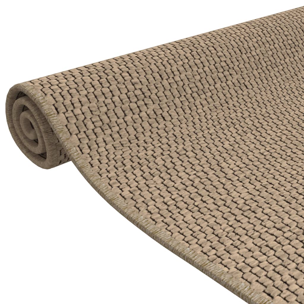 Tappeto Corsia Aspetto Sisal Sabbia 50x150 cm