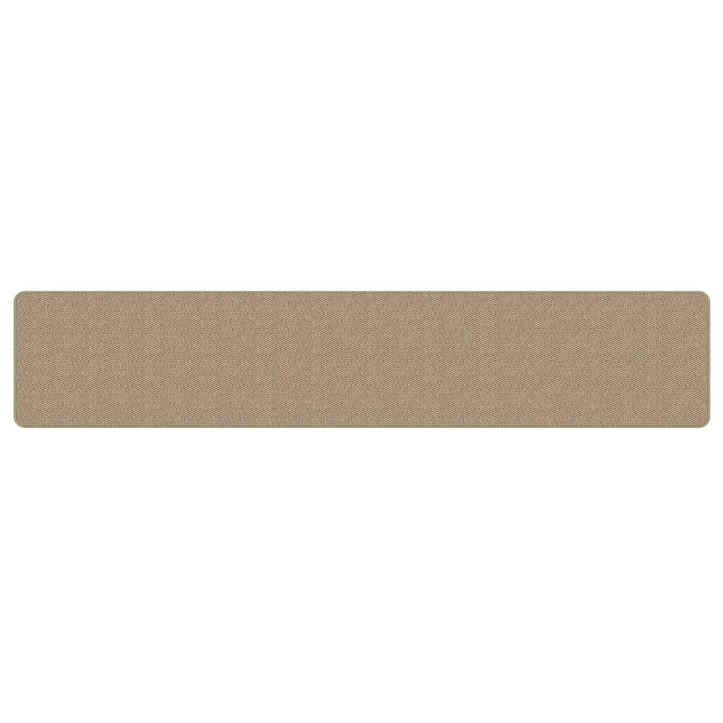 Tappeto Corsia Aspetto Sisal Sabbia 50x250 cm