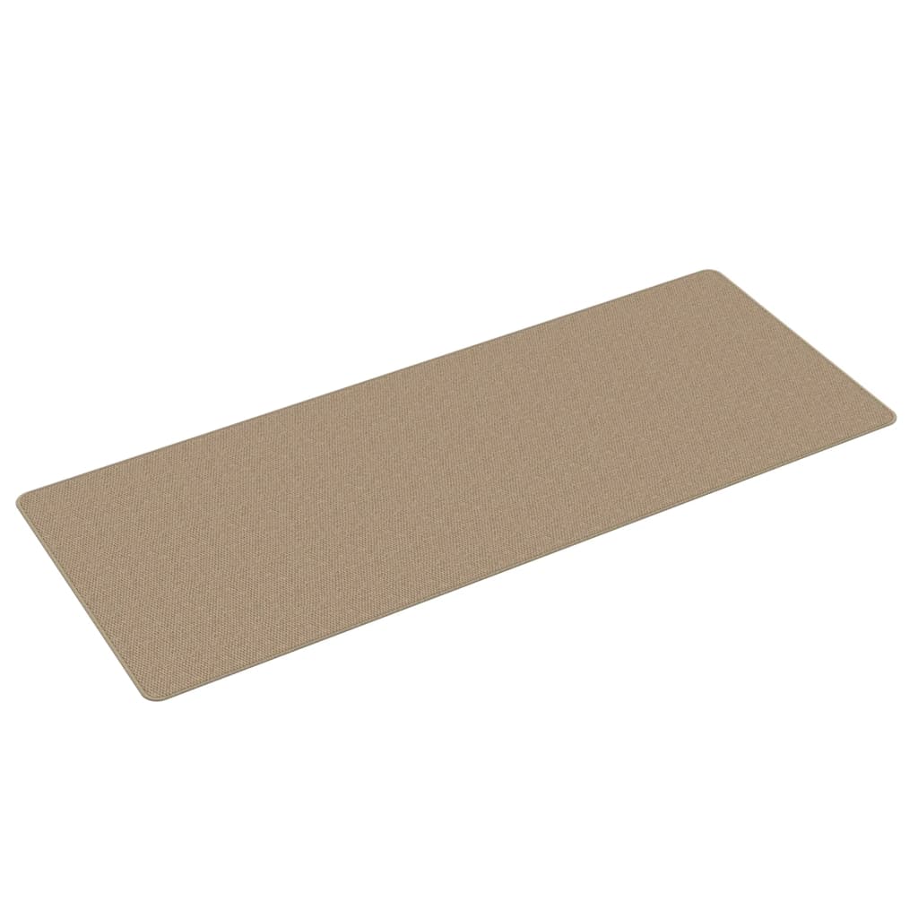 Tappeto Corsia Aspetto Sisal Sabbia 80x200 cm - homemem39