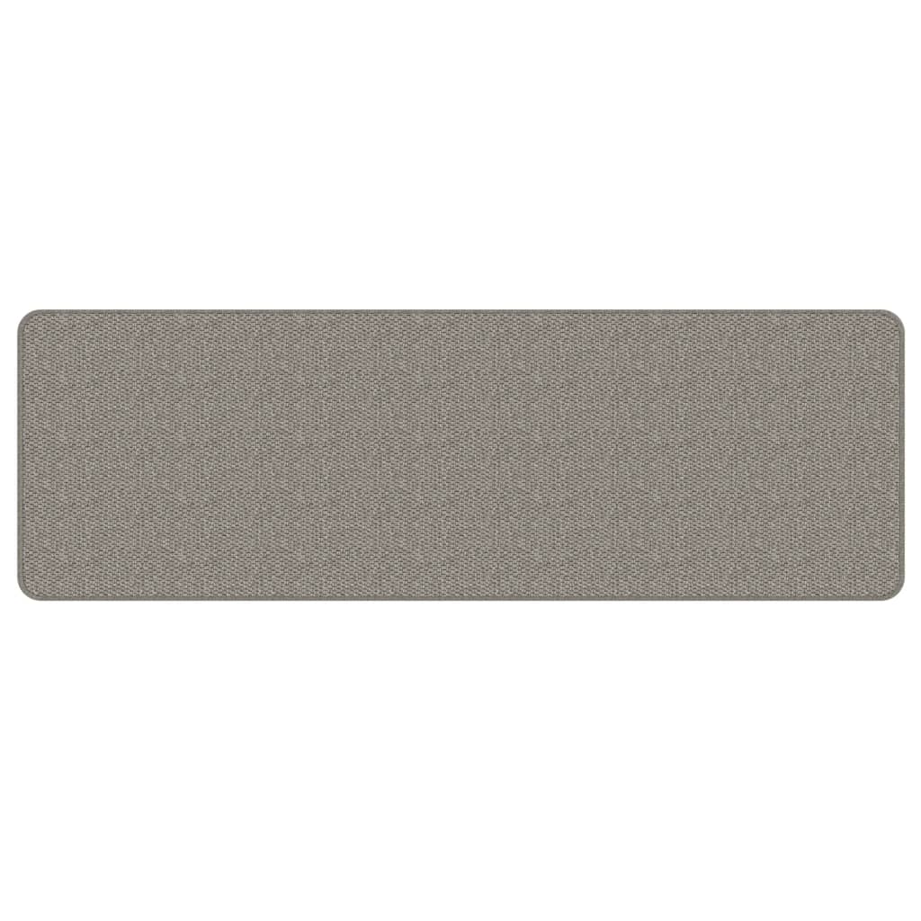 Tappeto Corsia Aspetto Sisal Argento 50x150 cm