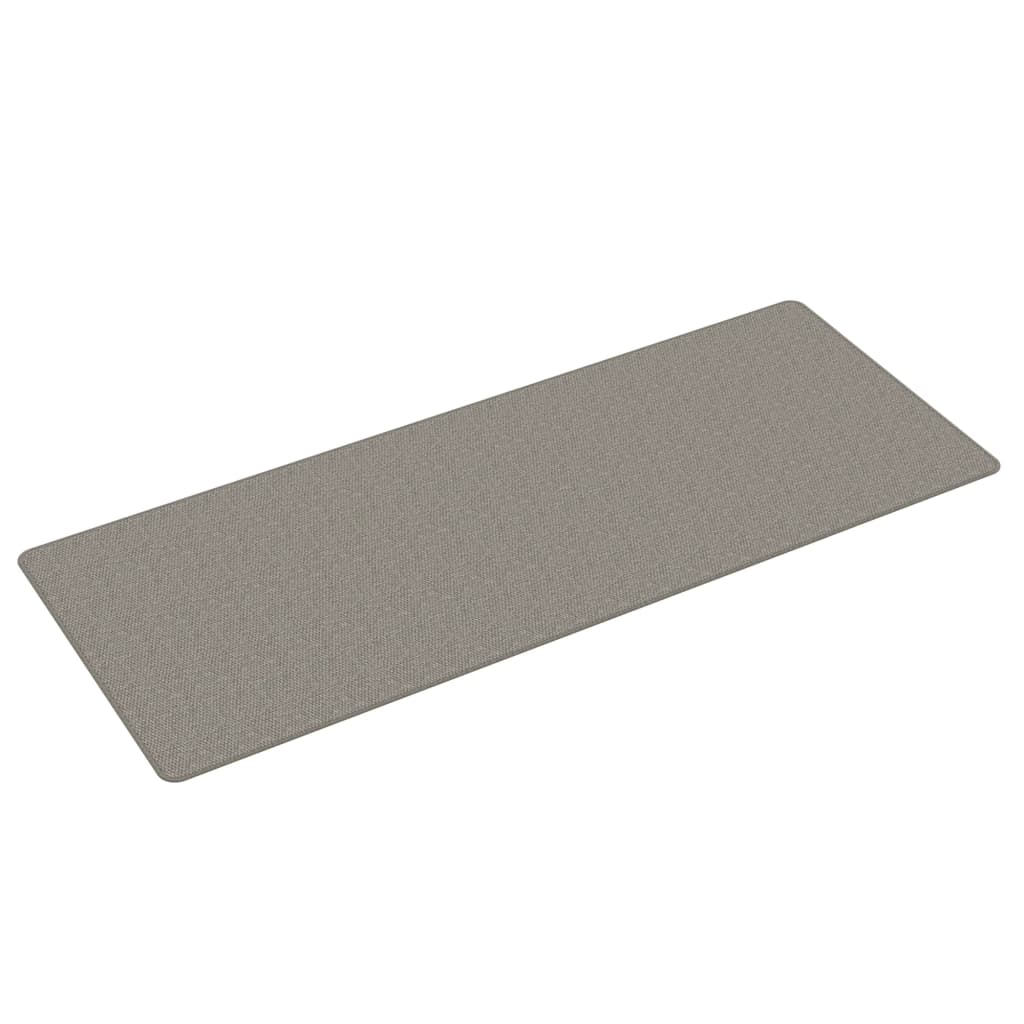 Tappeto Corsia Aspetto Sisal Argento 80x200 cm - homemem39