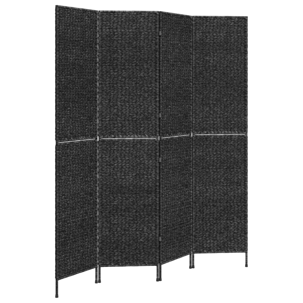 Divisorio Ambienti 4 Pannelli Nero 163x180cm Giacinto d'Acqua - homemem39