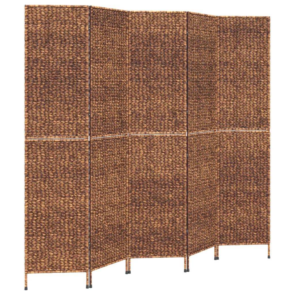 Divisorio Ambienti 5Pannelli Marrone 205x180cm Giacinto d'Acqua - homemem39