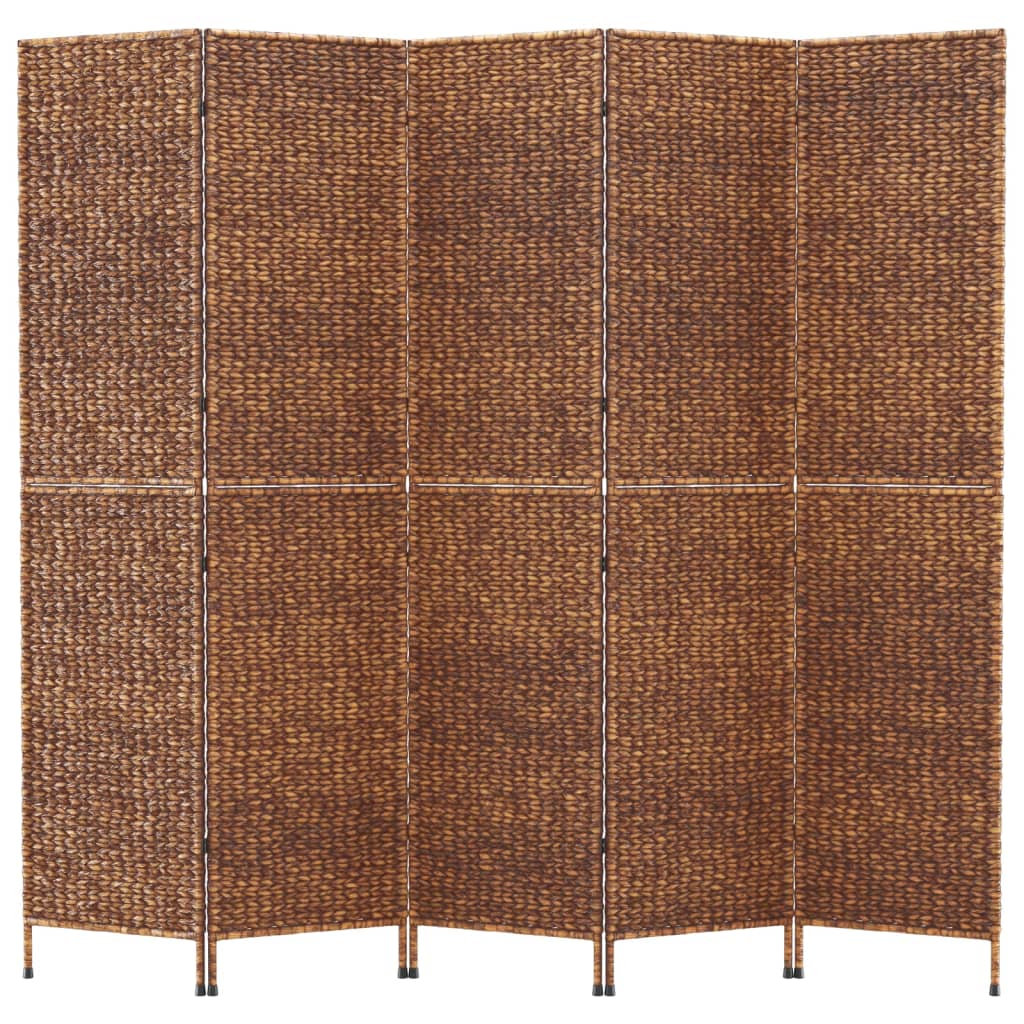 Divisorio Ambienti 5Pannelli Marrone 205x180cm Giacinto d'Acqua - homemem39
