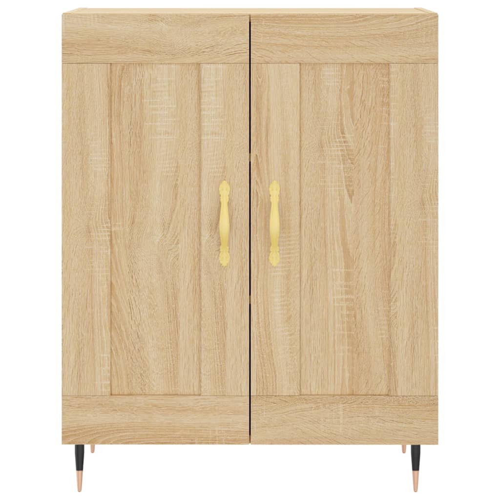Credenza Rovere Sonoma 69,5x34x180 cm in Legno Multistrato