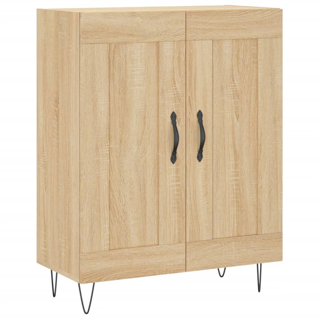 Credenza Rovere Sonoma 69,5x34x180 cm in Legno Multistrato
