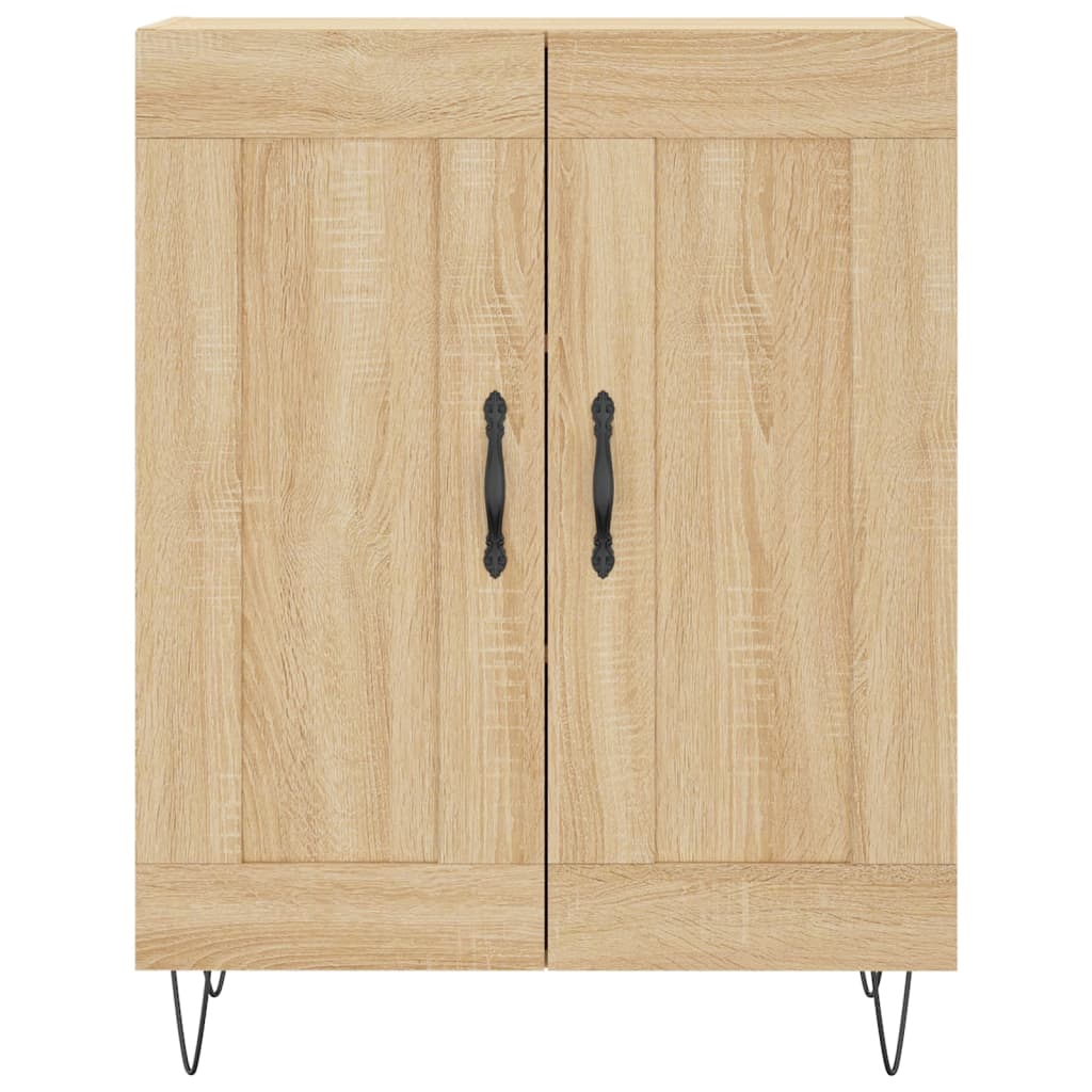 Credenza Rovere Sonoma 69,5x34x180 cm in Legno Multistrato