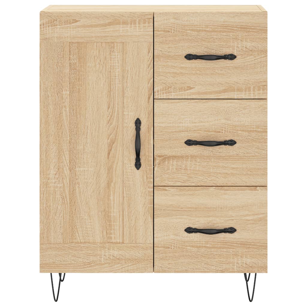 Credenza Rovere Sonoma 69,5x34x180 cm in Legno Multistrato