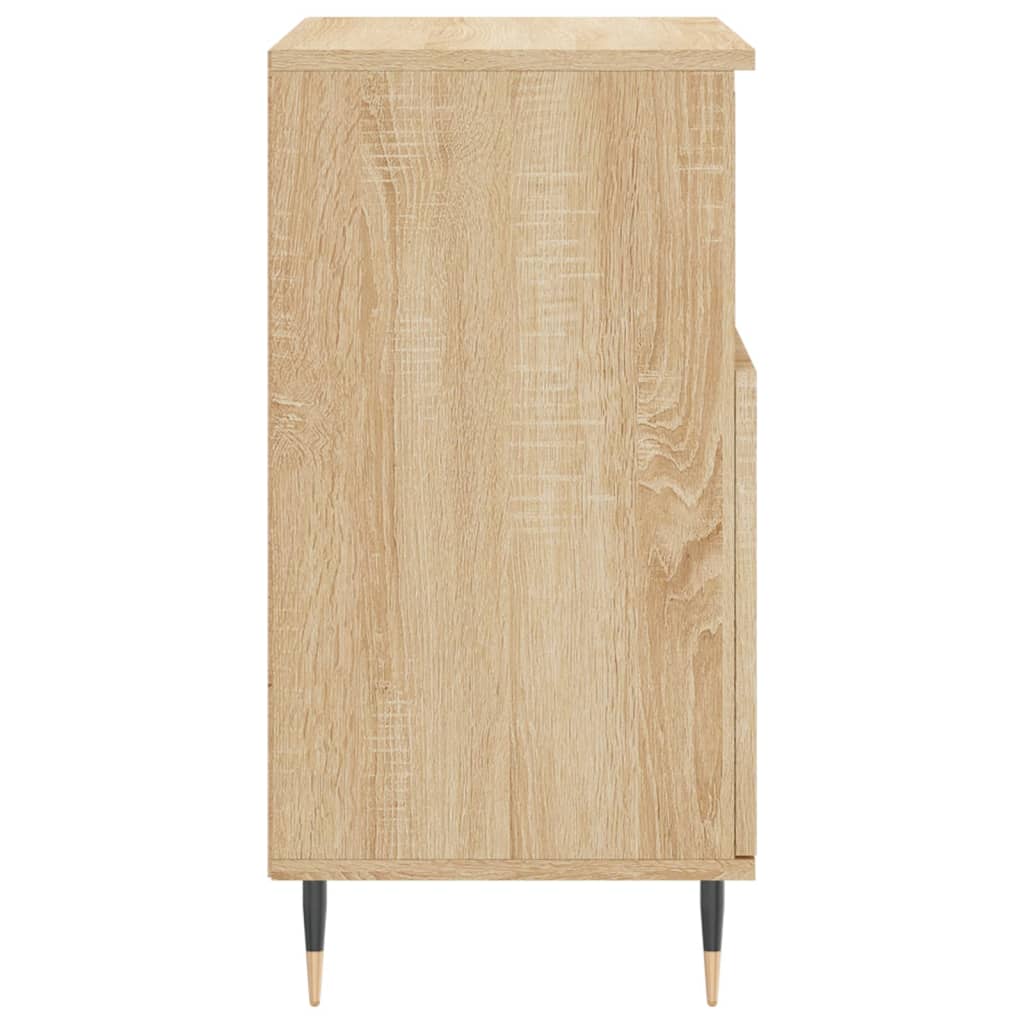 Credenze 2 pz Rovere Sonoma in Legno Multistrato