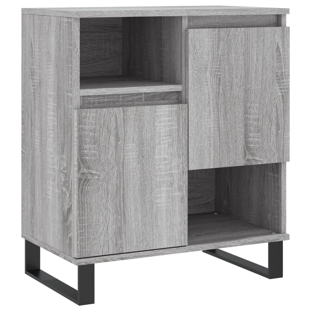 Credenze 3 pz Grigio Sonoma in Legno Multistrato - homemem39