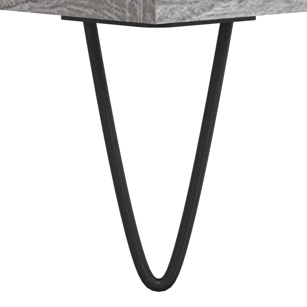 Credenze 2 pz Grigio Sonoma in Legno Multistrato - homemem39