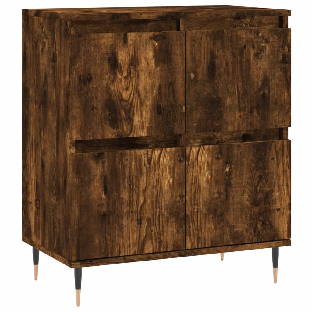 Credenze 3 pz Rovere Fumo in Legno Multistrato - homemem39
