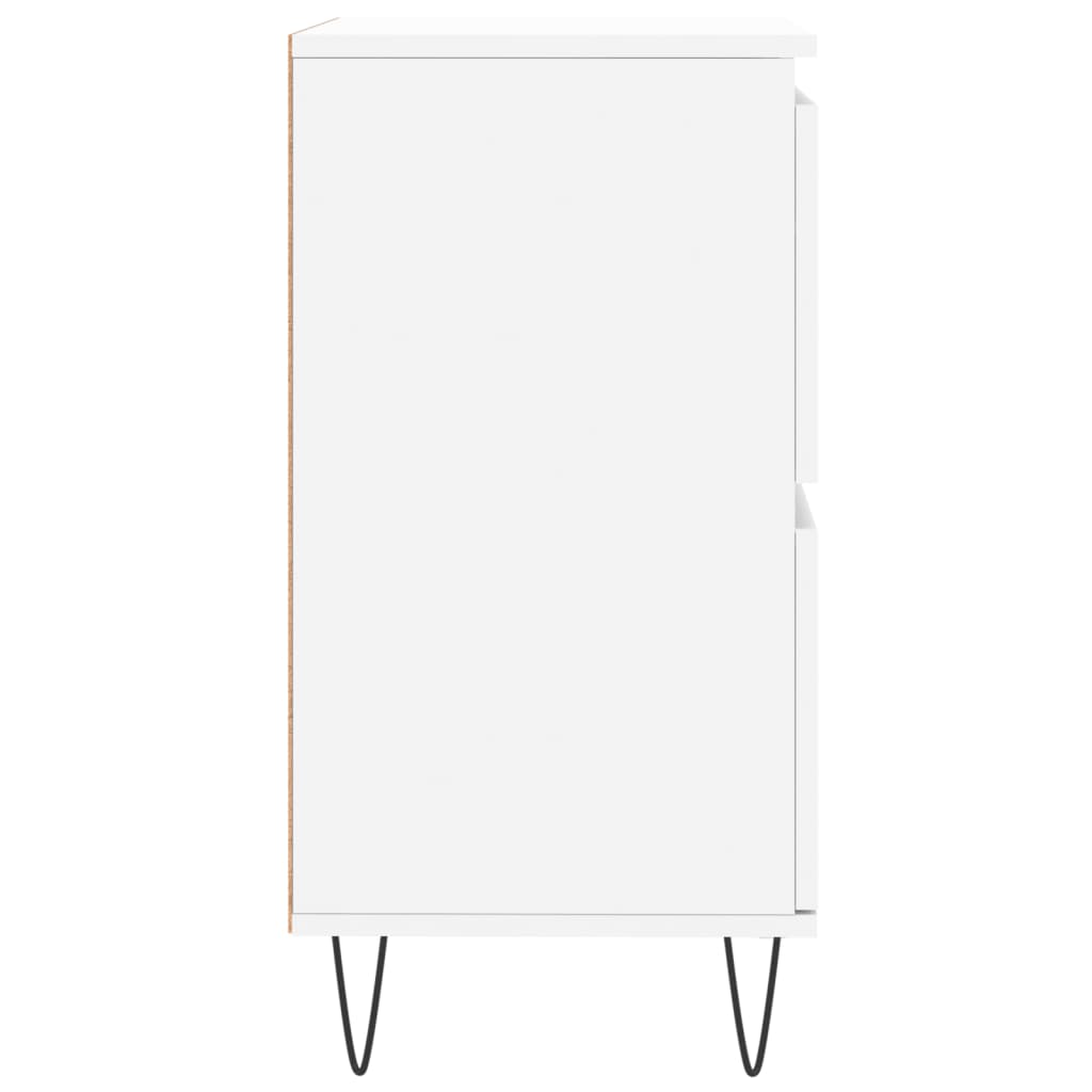 Credenze 3 pz Bianco in Legno Multistrato