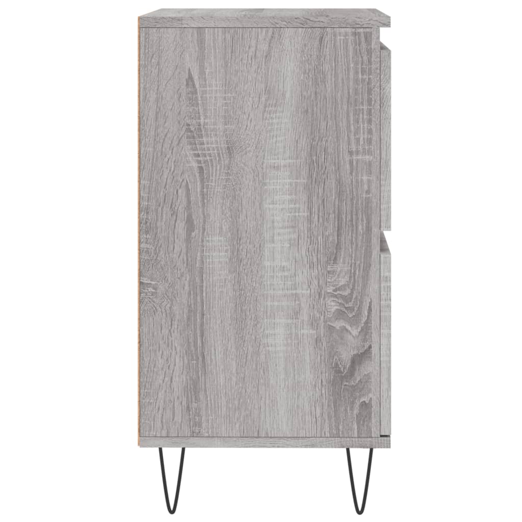 Credenze 3 pz Grigio Sonoma in Legno Multistrato - homemem39