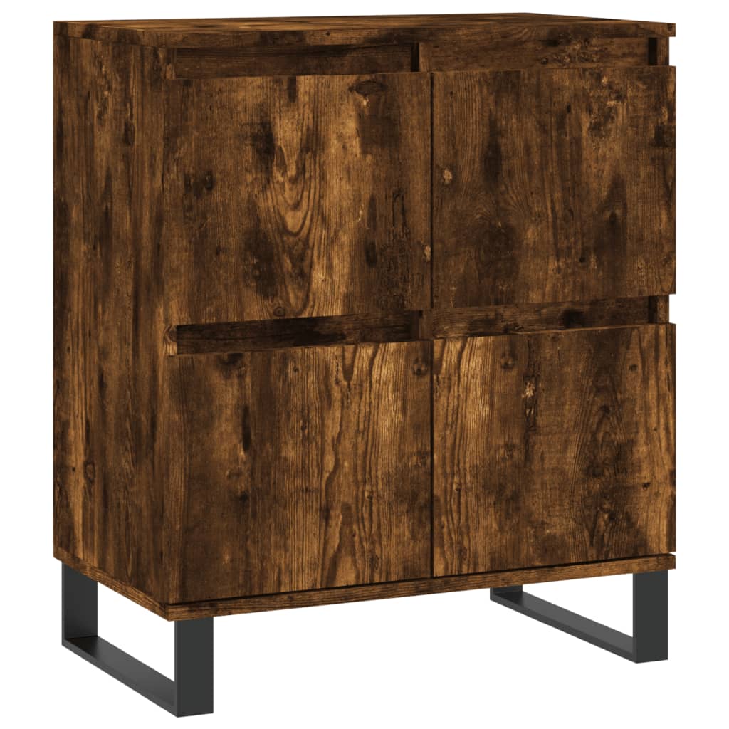 Credenze 3 pz Rovere Fumo in Legno Multistrato - homemem39
