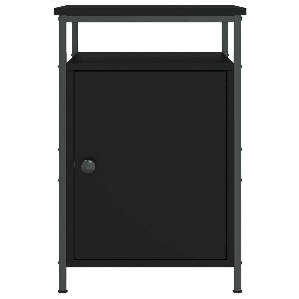 Comodini 2 pz Neri 40x42x60 cm in Legno Multistrato - homemem39