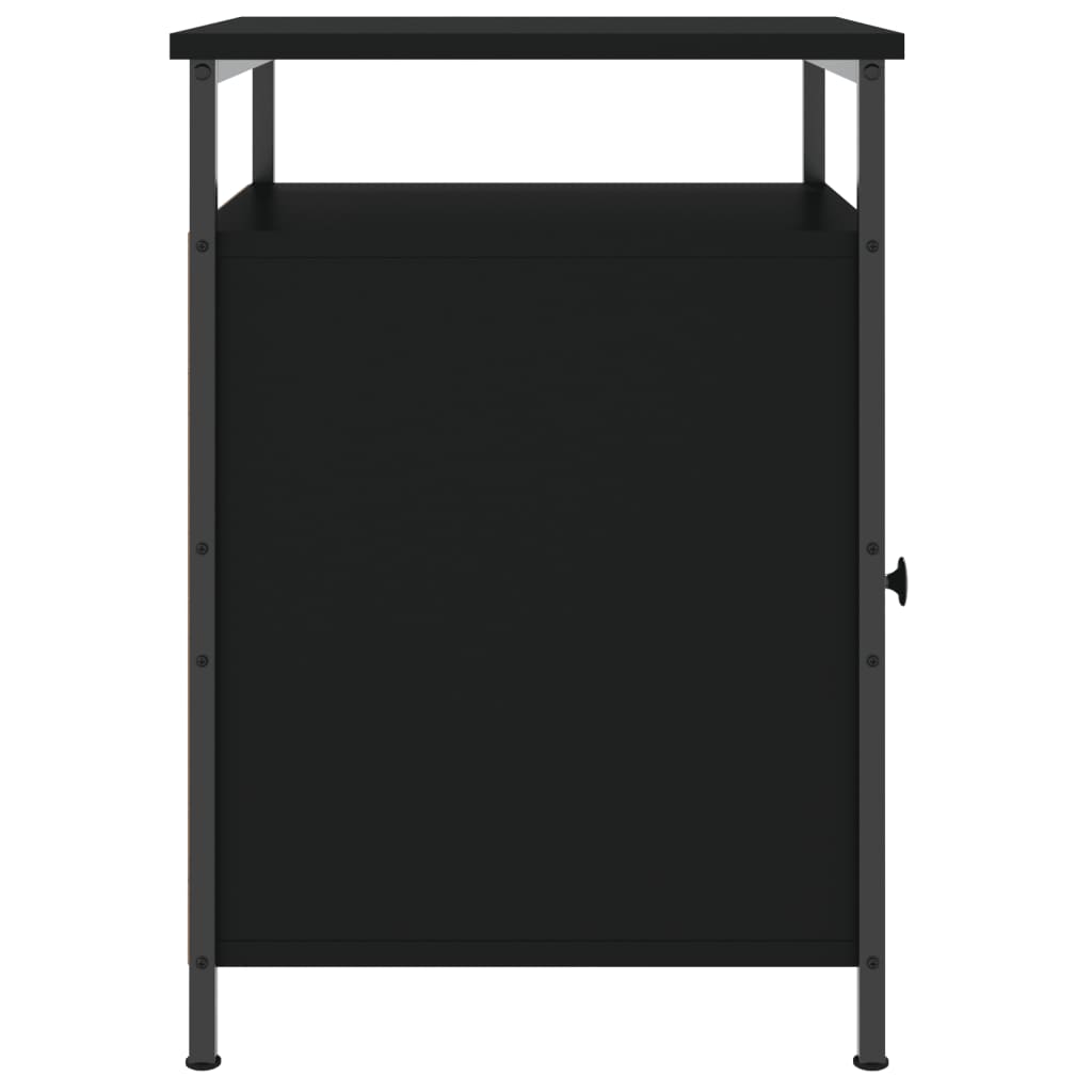 Comodini 2 pz Neri 40x42x60 cm in Legno Multistrato - homemem39