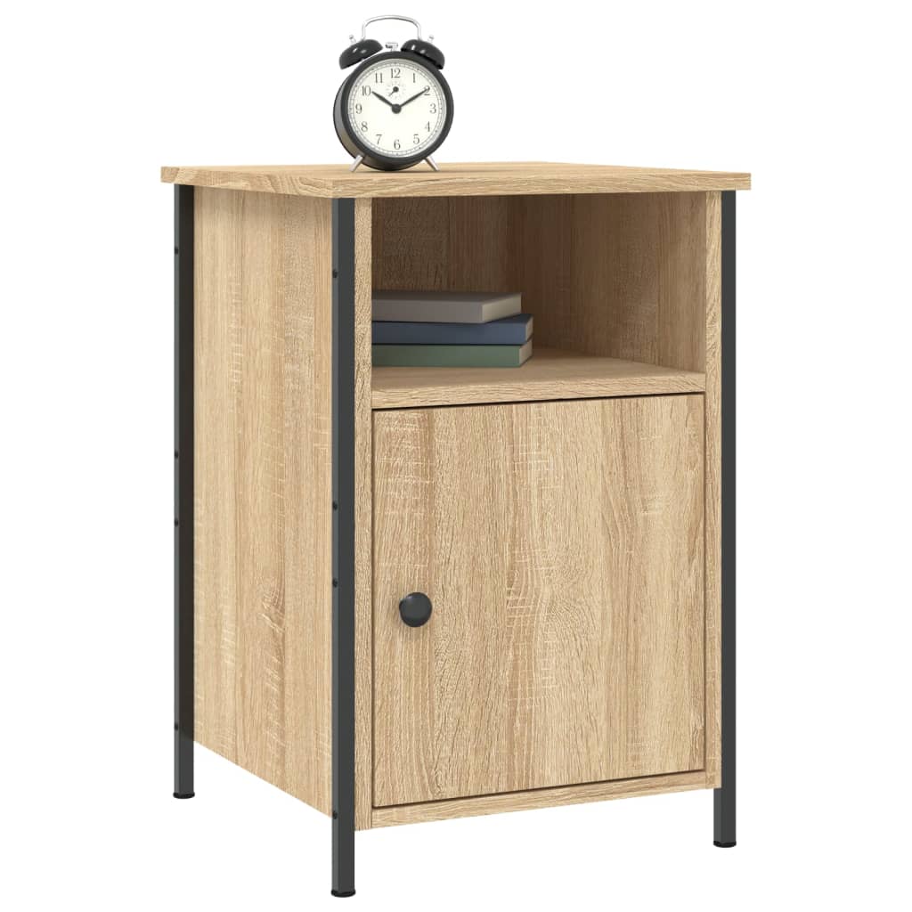 Comodini 2 pz Rovere Sonoma 40x42x60 cm in Legno Multistrato