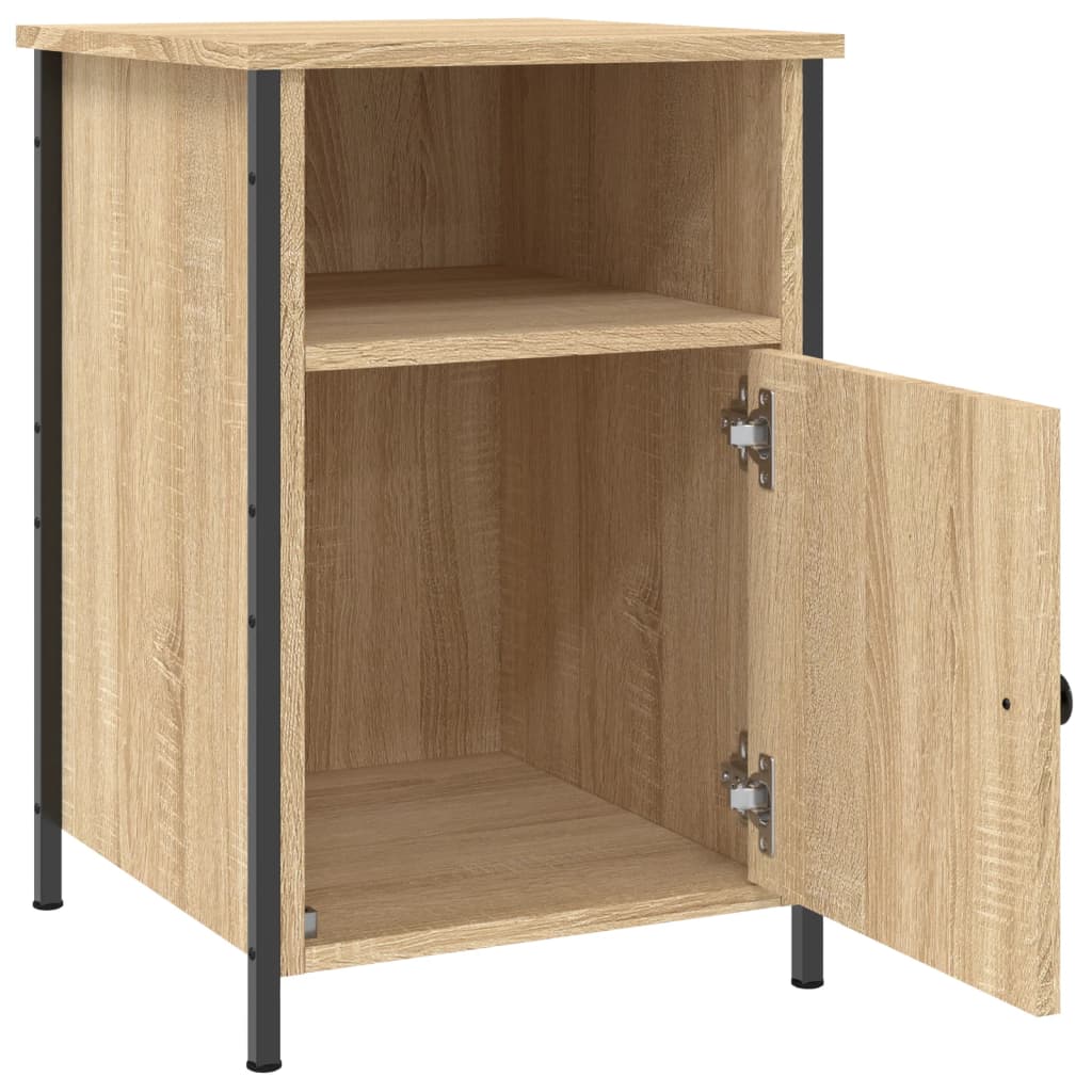 Comodini 2 pz Rovere Sonoma 40x42x60 cm in Legno Multistrato