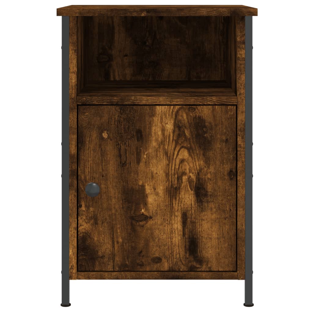 Comodino Rovere Fumo 40x42x60 cm Legno Multistrato - homemem39