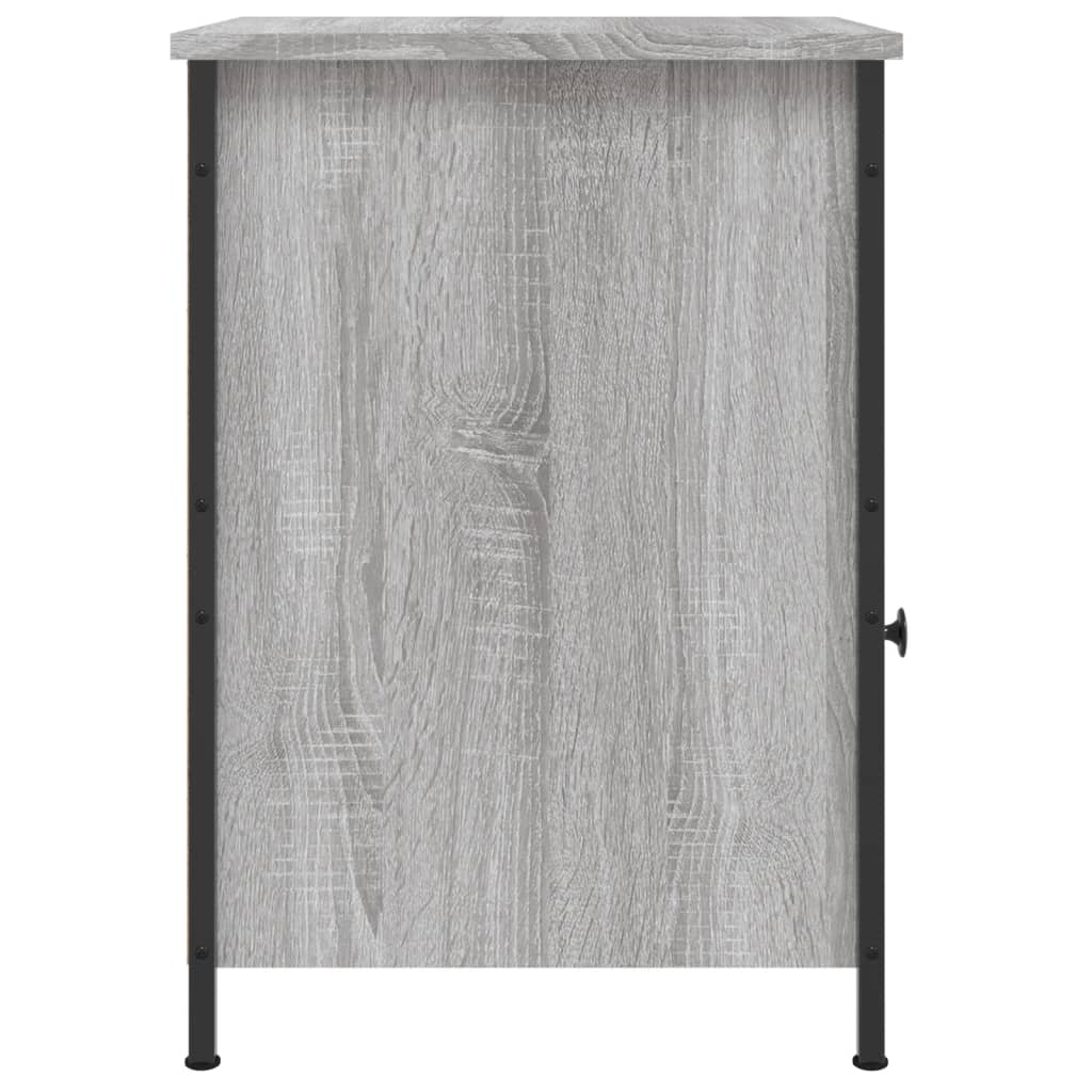 Comodini 2 pz Grigio Sonoma 40x42x60 cm in Legno Multistrato