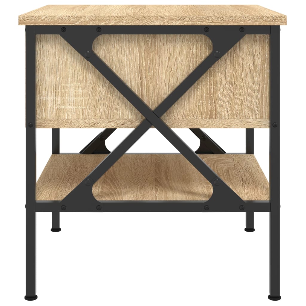 Comodini 2 pz Rovere Sonoma 40x42x45 cm in Legno Multistrato