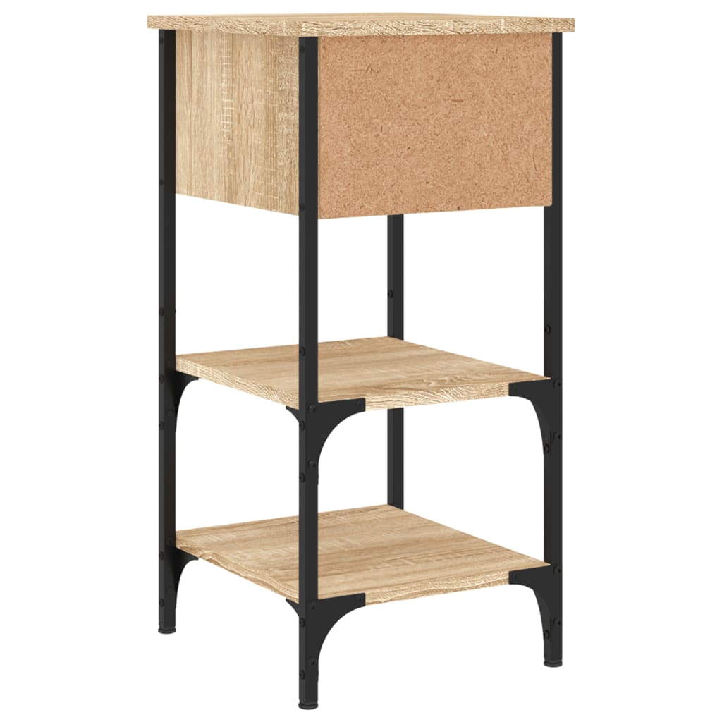 Comodino Rovere Sonoma 34x36x70 cm in Legno Multistrato