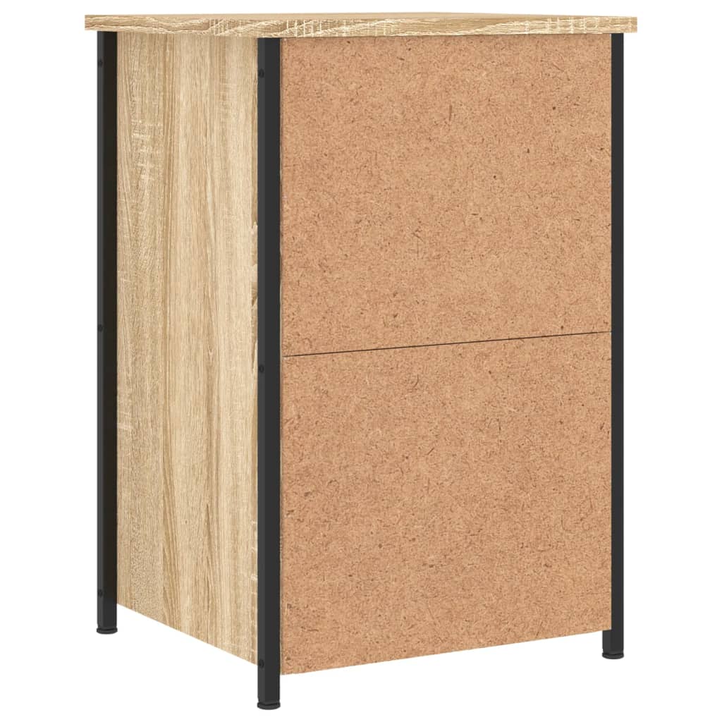 Comodino Rovere Sonoma 40x36x60 cm in Legno Multistrato
