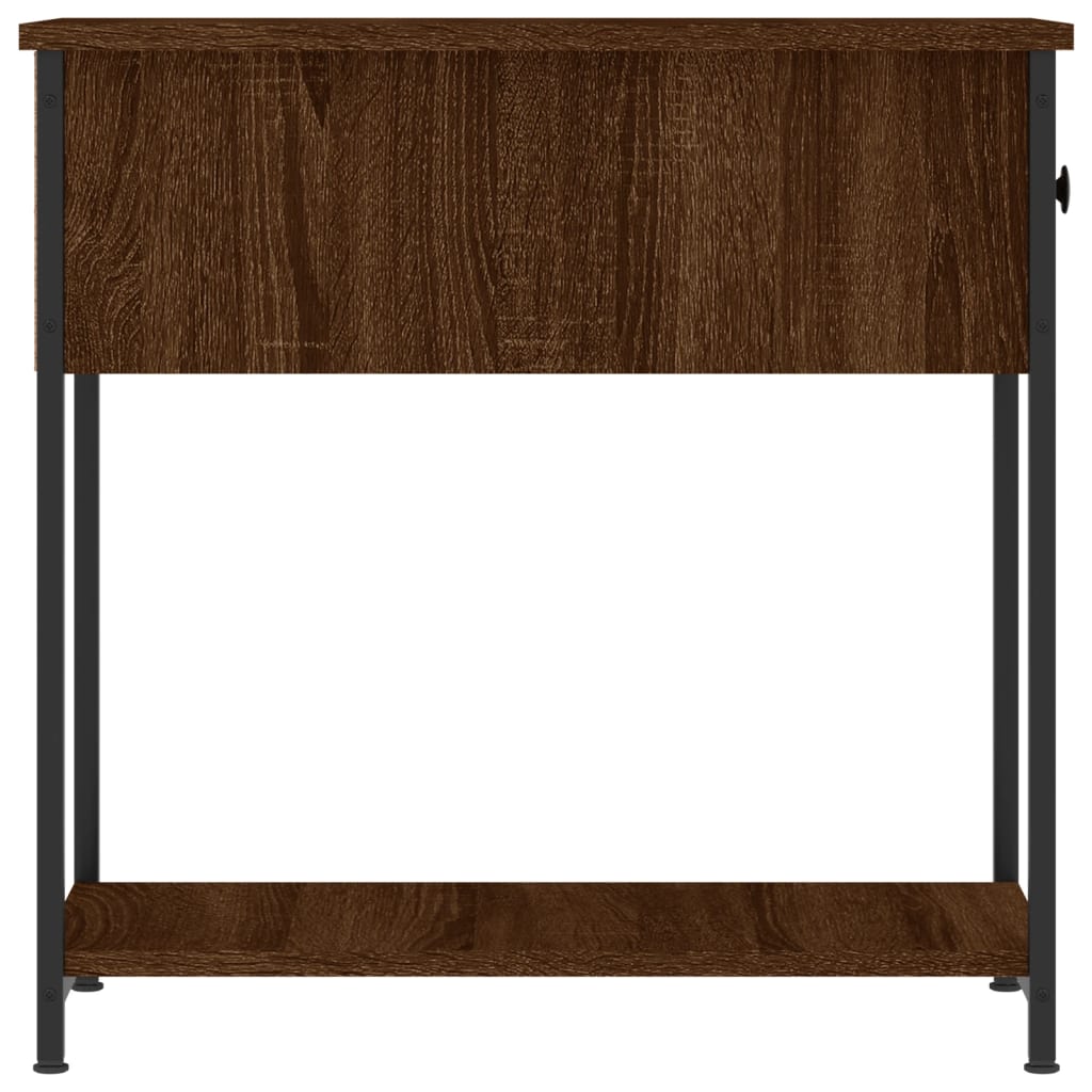Comodini 2 pz Rovere Marrone 30x60x60 cm in Legno Multistrato
