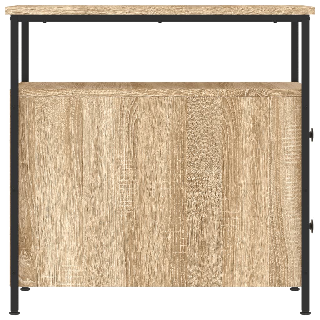 Comodino Rovere Sonoma 30x60x60 cm in Legno Multistrato