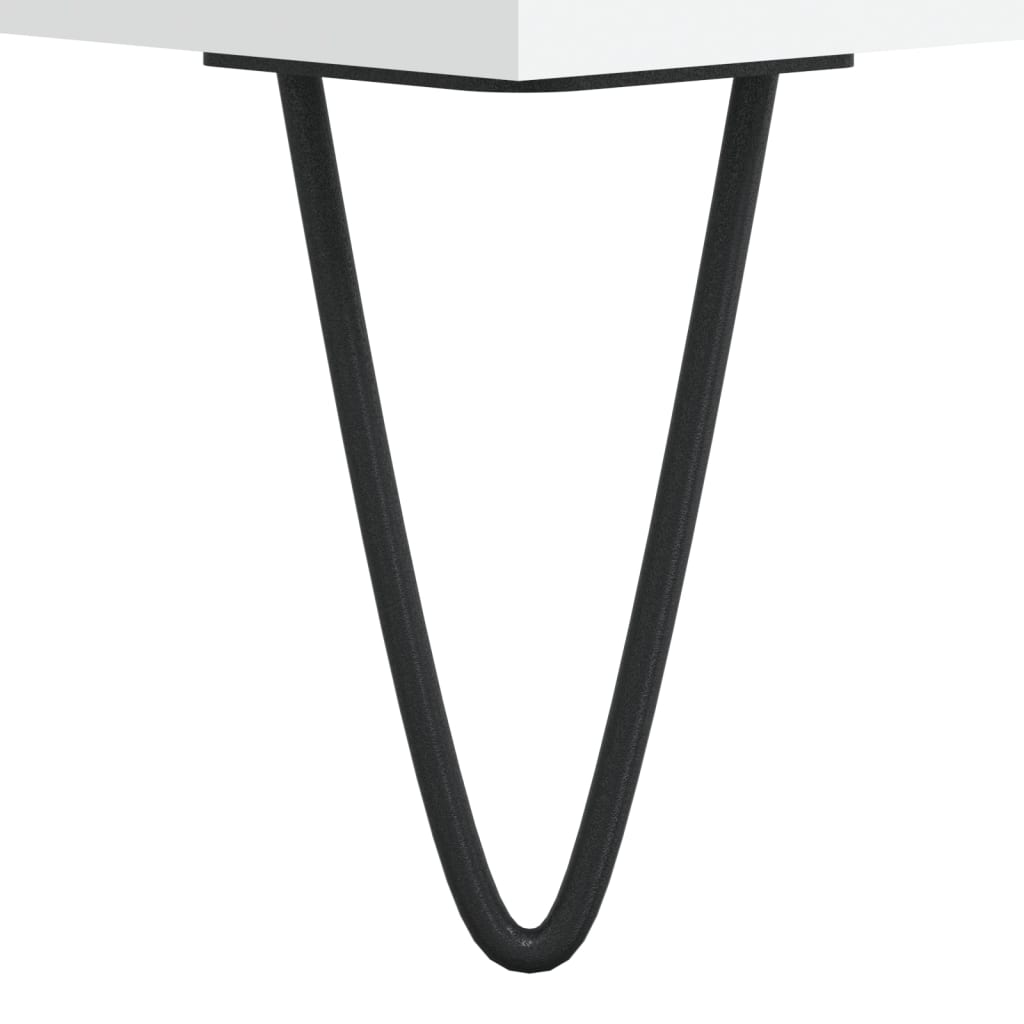 Credenza Bianca 69,5x34x90 cm in Legno Multistrato | homemem39