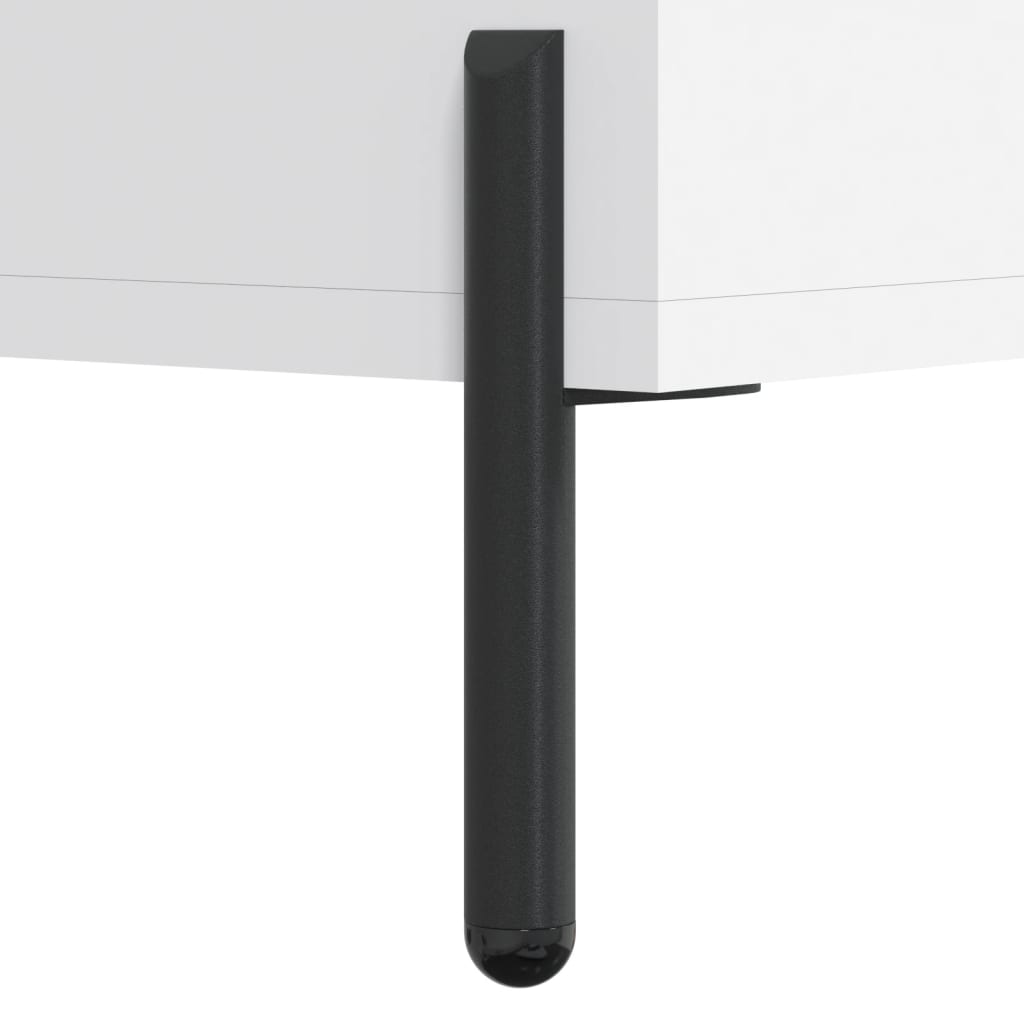 Credenza Bianca 69,5x34x90 cm in Legno Multistrato | homemem39