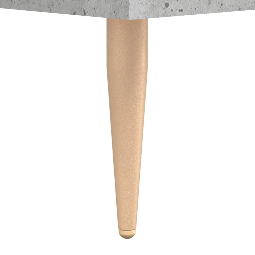 Scrivania Grigio Cemento 140x50x75 cm in Legno Multistrato - homemem39