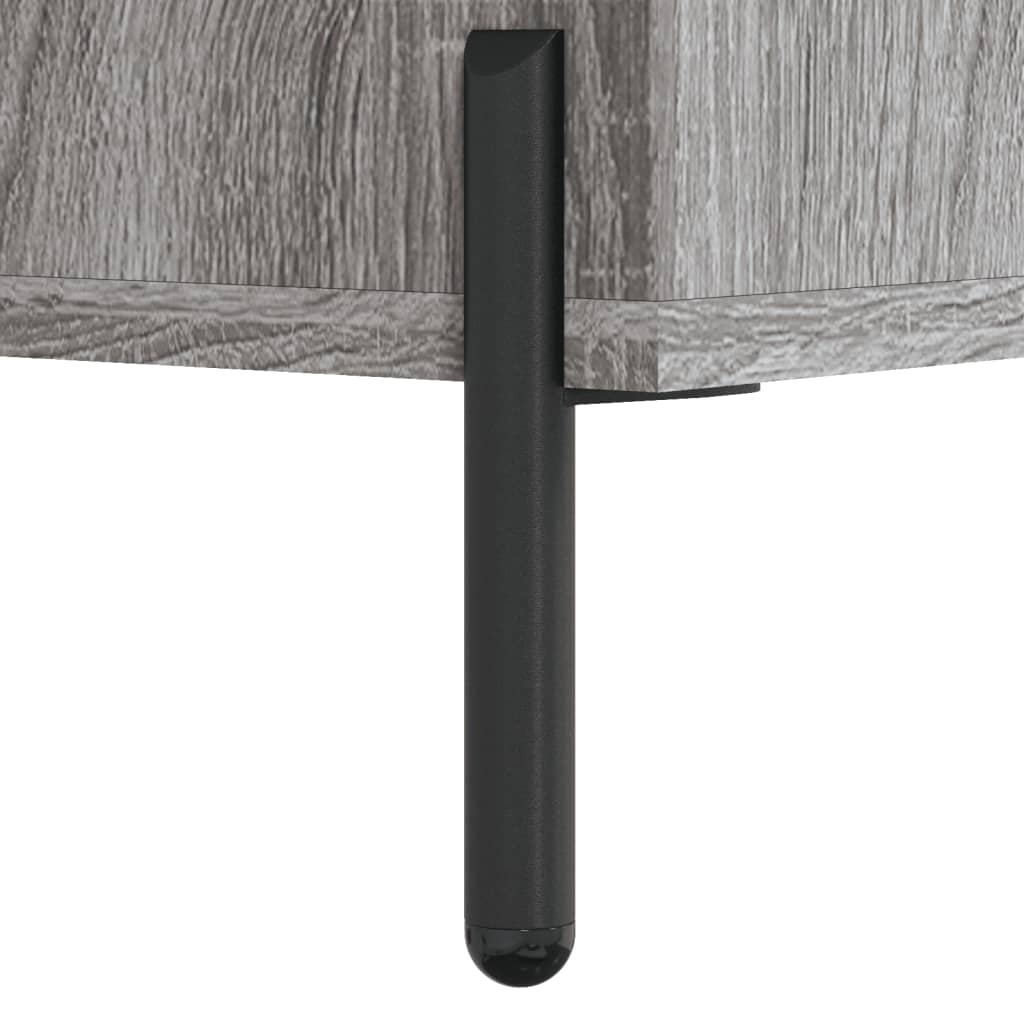 Scrivania Grigio Sonoma 140x50x75 cm in Legno Multistrato - homemem39