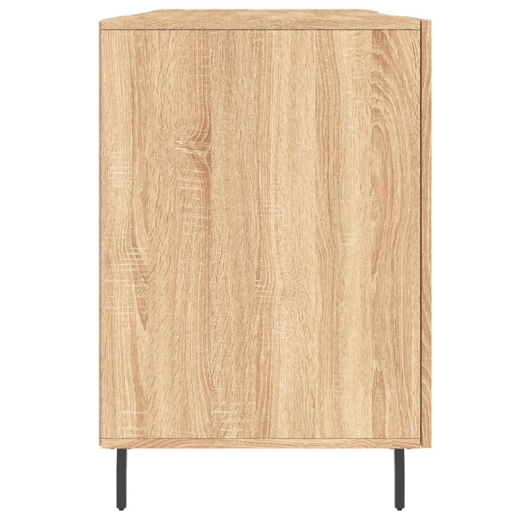Scrivania Rovere Sonoma 140x50x75 cm in Legno Multistrato - homemem39