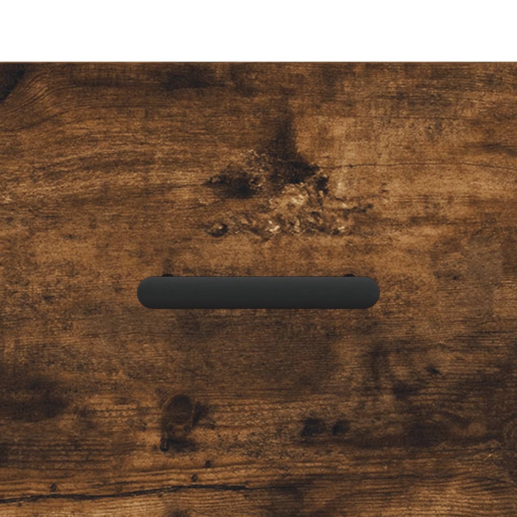 Comodini a Muro 2 pz Rovere Fumo 35x35x20 cm | homemem39