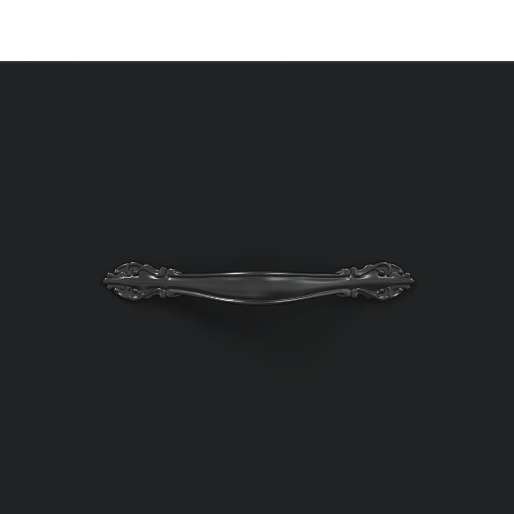 Mobile a Parete Nero 60x36,5x35 cm in Legno Multistrato - homemem39