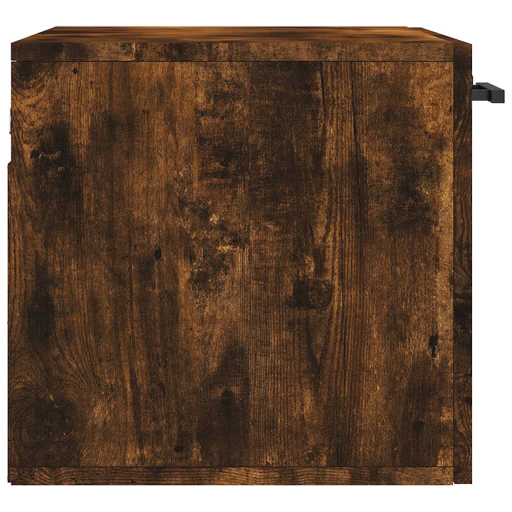 Mobile a Parete Rovere Fumo 60x36,5x35 cm in Legno Multistrato - homemem39