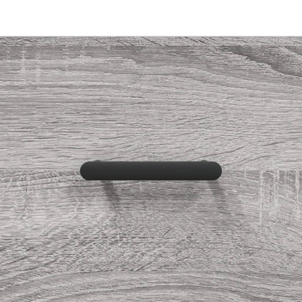Mobile a Parete Grigio Sonoma 80x36,5x35cm in Legno Multistrato - homemem39