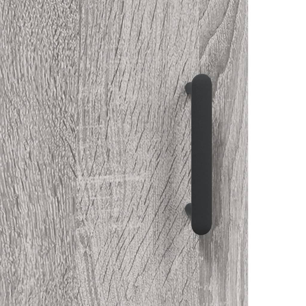 Mobile a Parete Grigio Sonoma 69,5x34x90 cm Legno Multistrato | homemem39
