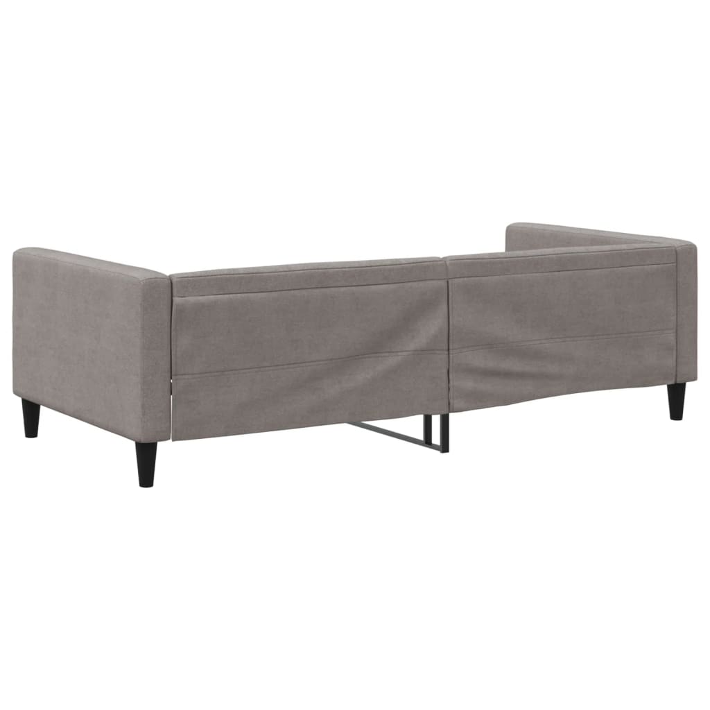 Letto da Giorno Tortora 100x200 cm in Tessuto