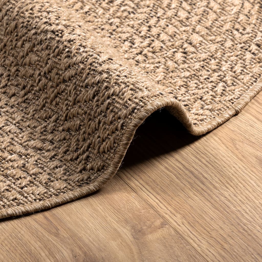 Tappeto ZIZUR 120 cm Aspetto Iuta per Interni ed Esterni - homemem39